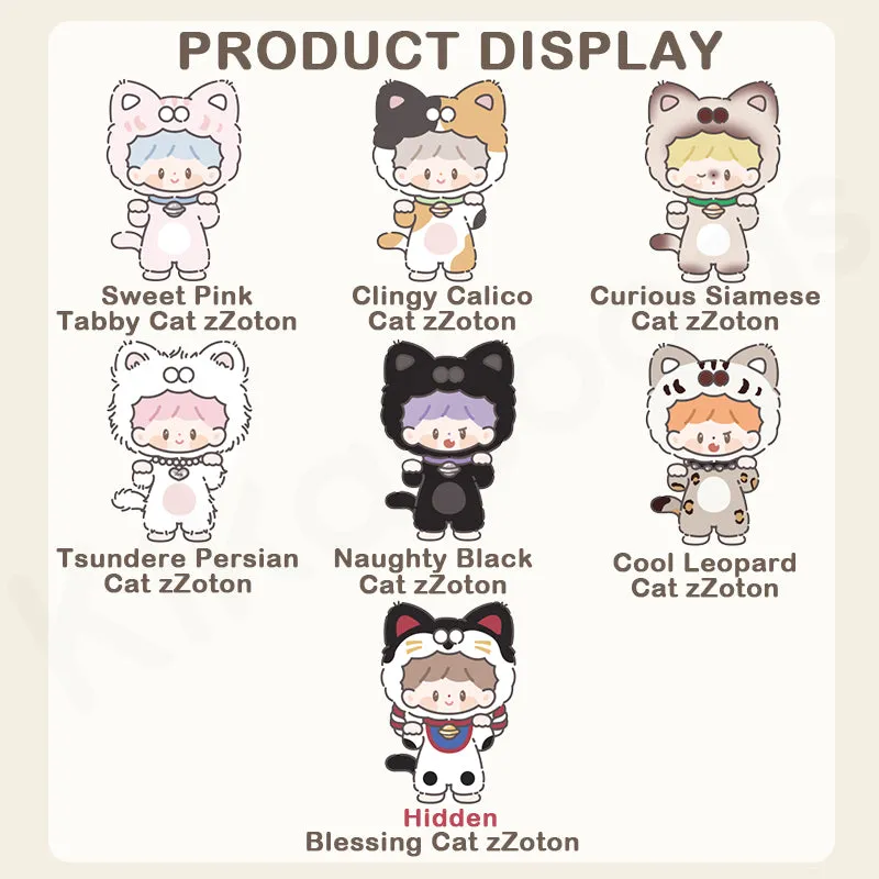 zZoton My Little Cat Series Vinyl Plush Blind Box【Shipped in Dec. 2024】